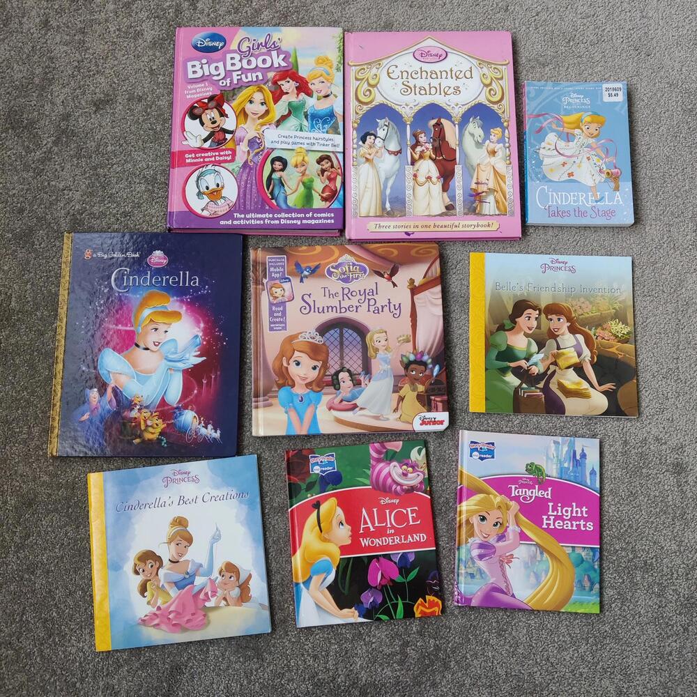Disney Princess & Friends Storybook Lot – 9 Book Bundle
